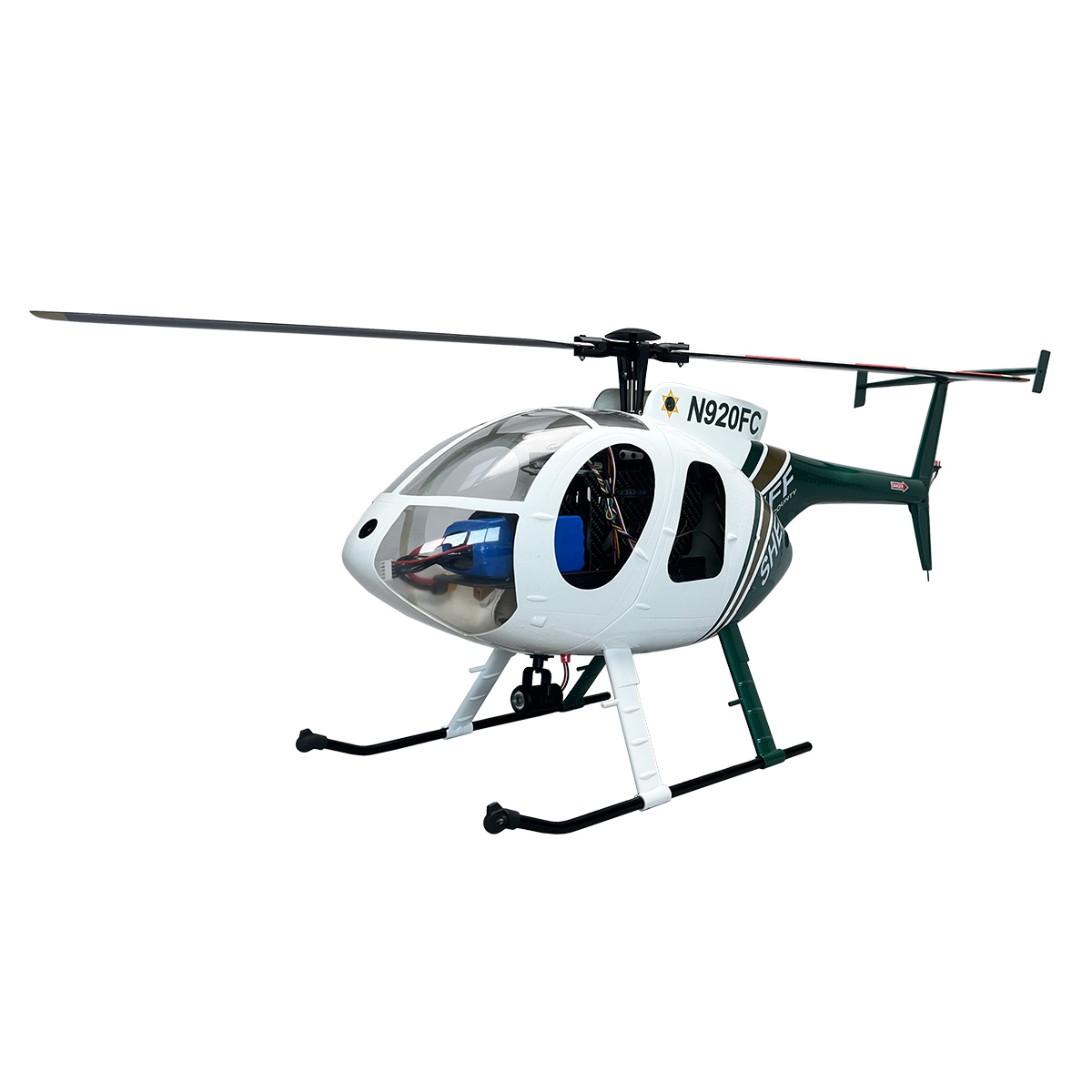 Roban 470size MD-500E Bird Helicopter RC Helicopter GPS Mode X2