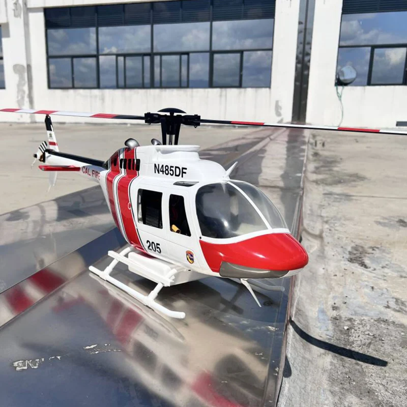 Roban 470size Bell-206 RC Helicopter 470-Class Model, GPS Mode RTF Version LED Lighting System