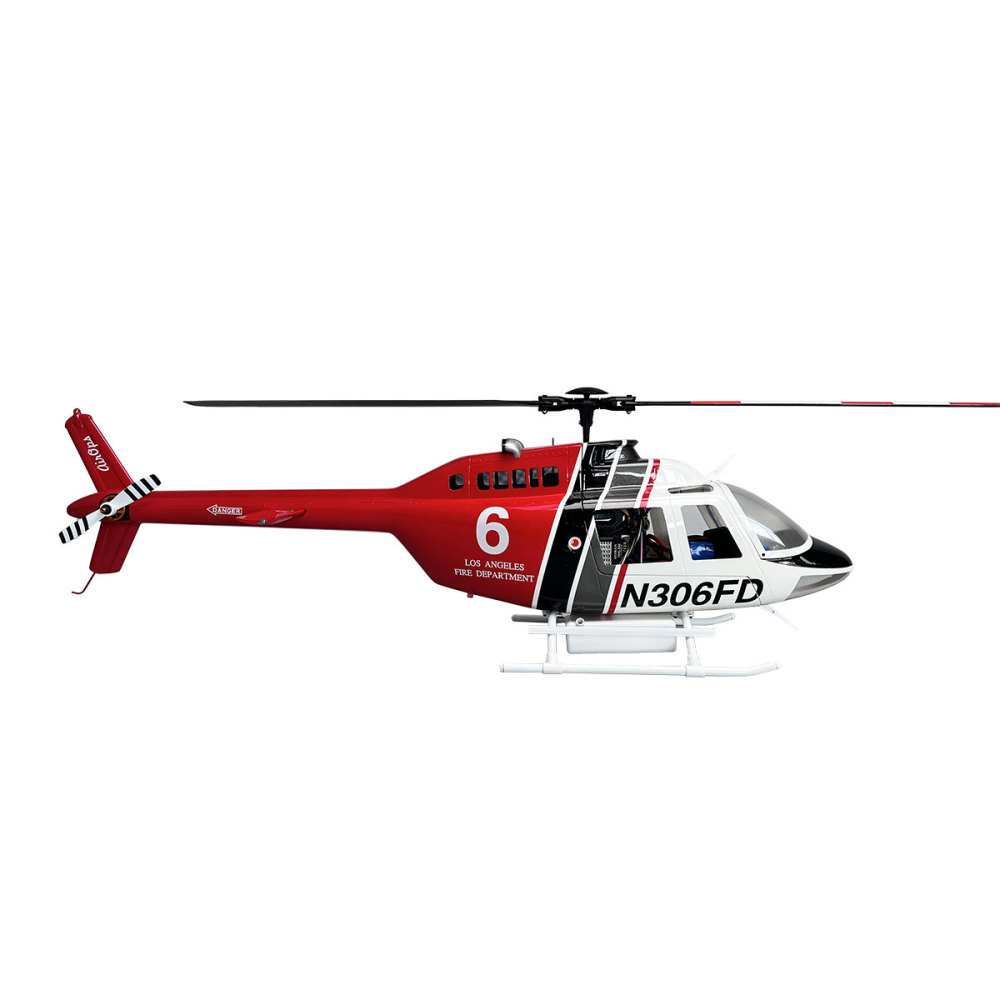 Roban 470size Bell-206 RC Helicopter 470-Class Model, GPS Mode RTF Version LED Lighting System