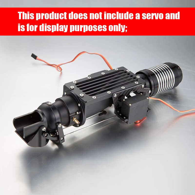 Metal Water Jet Propellers Jet Pump Water Jet Drive Boat Remote Control Ship Model Modification(Servo not included)