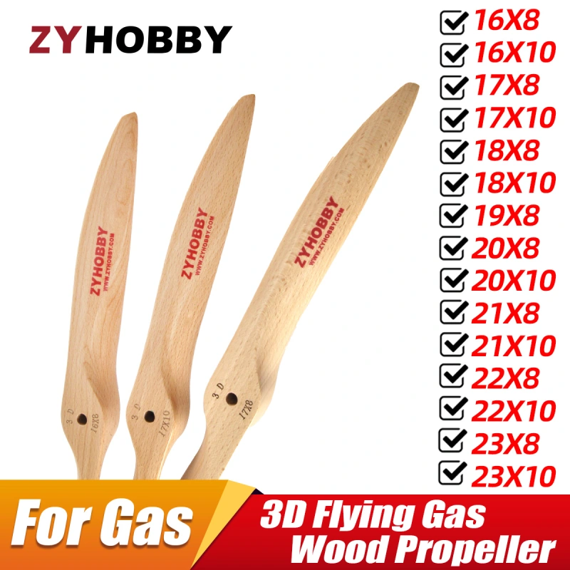 Flight Model 3D Wooden Propeller 16inch to 21inch for Choose
