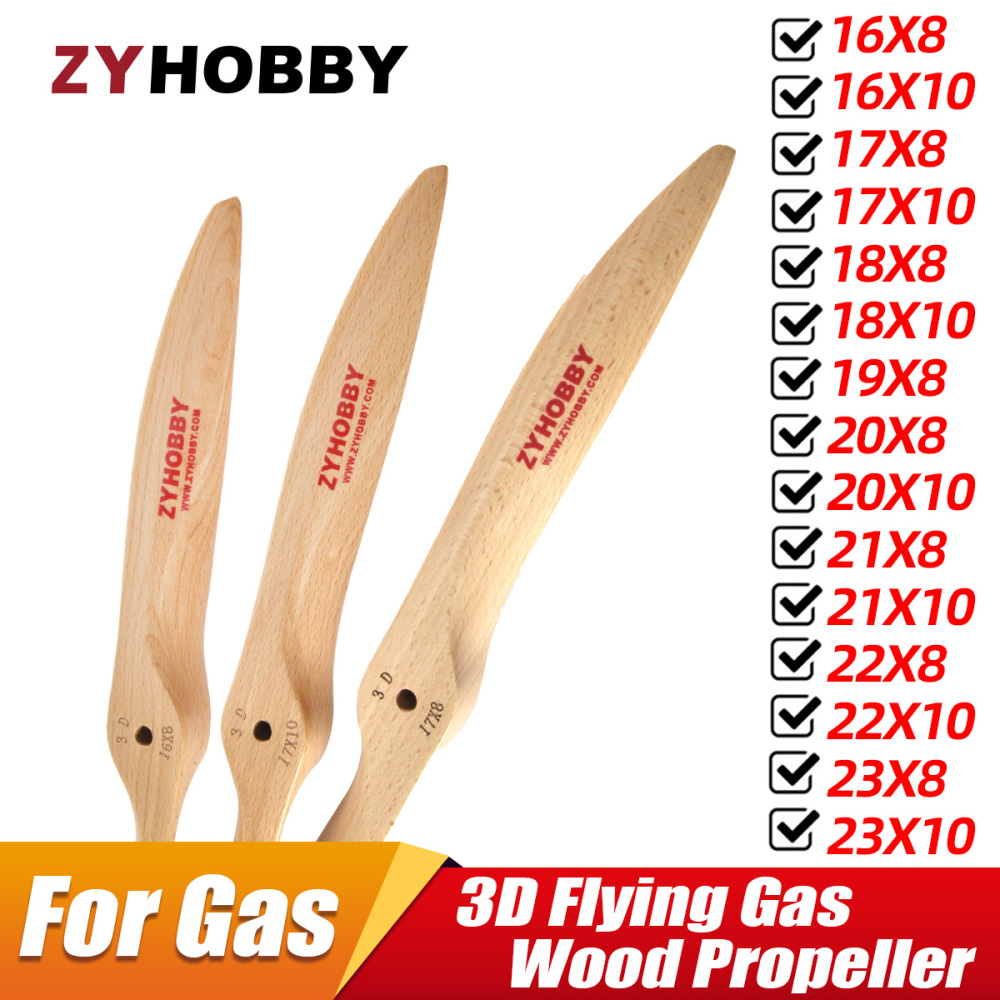 Flight Model 3D Wooden Propeller 16inch to 21inch for Choose