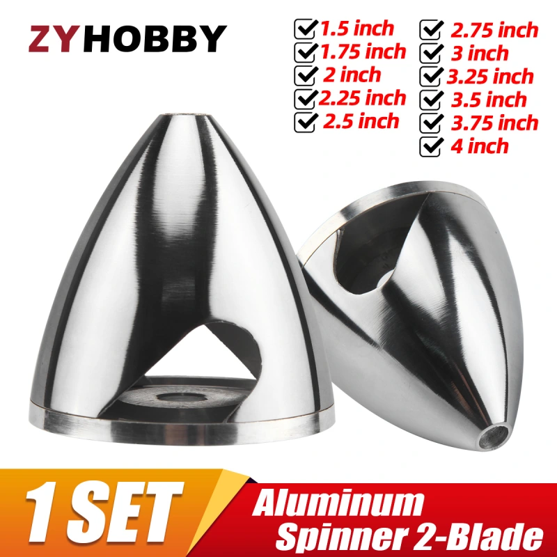 ZYHOBBY 2 Blades 1.5~4inch Aluminum Alloy Spinner