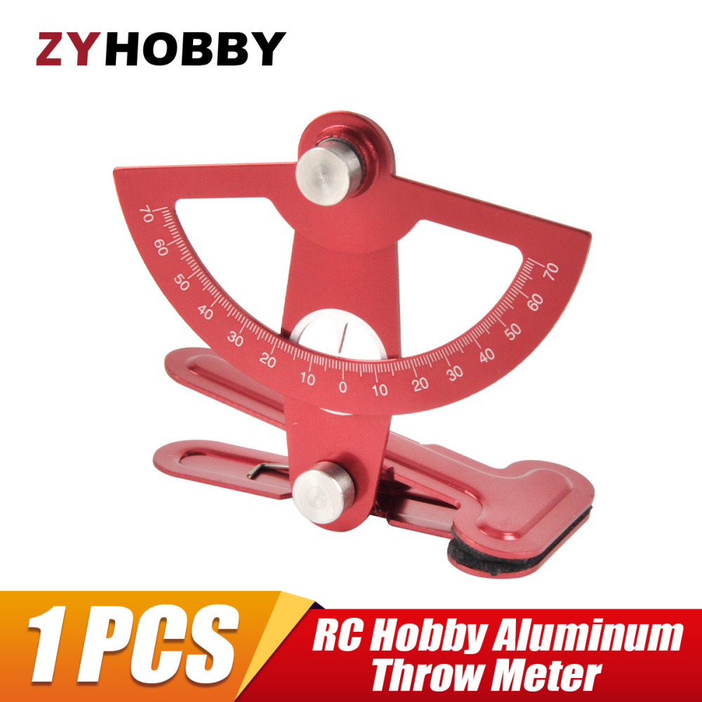 RC Hobby DIY Tools Miracle Anodised Aluminium Throwing Gauge For RC Models Protractor Part of the aircraft starter Accessories