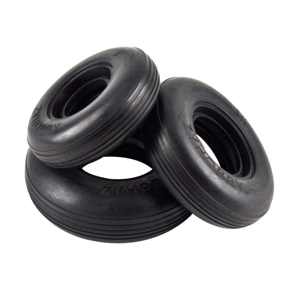 ZYHOBBY PU Wheel Tyre 1.75/2.5inch Rubber PU Wheel Tyre For RC Airplane Models 1 Piece