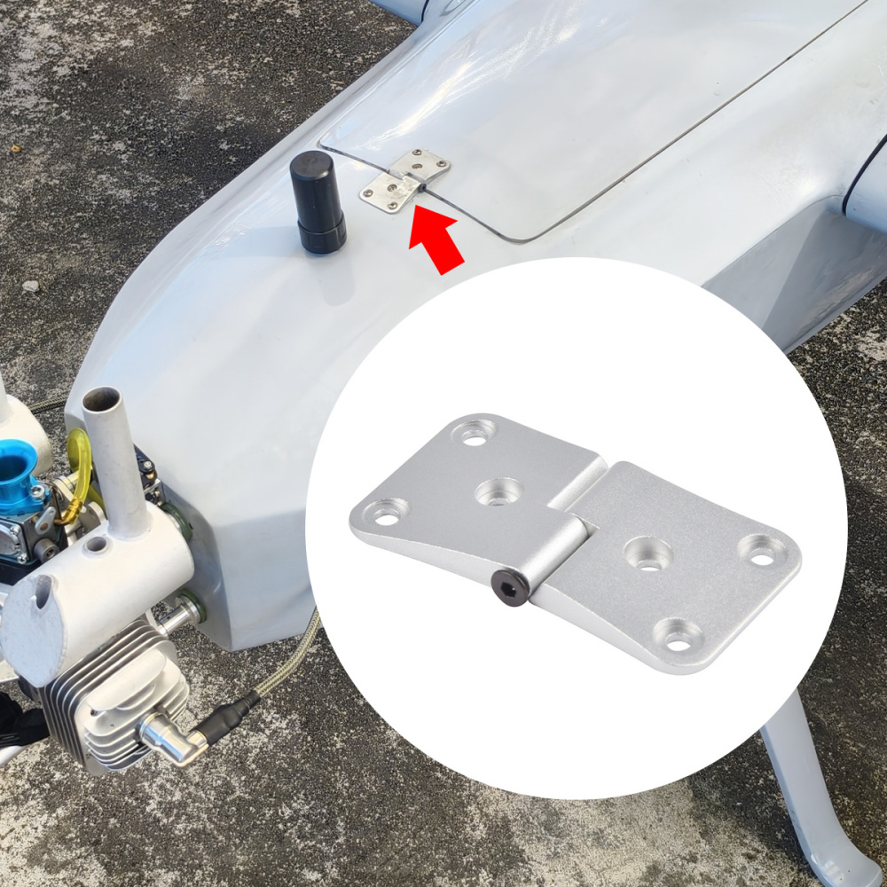 Aircraft Fuselage Parts hinges silver