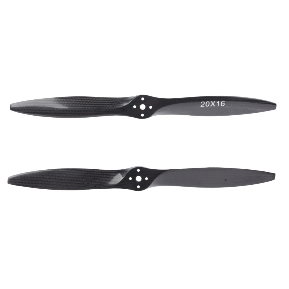 Propeller Carbon Fiber Propeller Black 20*16 inch For DLE55/55RA/60/61 Engine