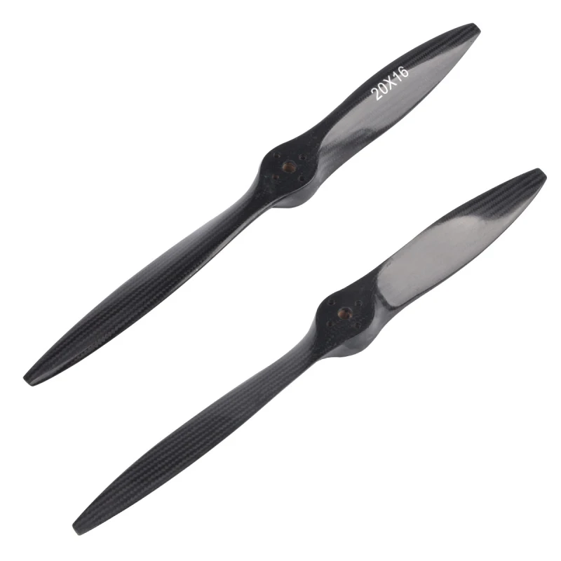 Propeller Carbon Fiber Propeller Black 20*16 inch For DLE55/55RA/60/61 Engine