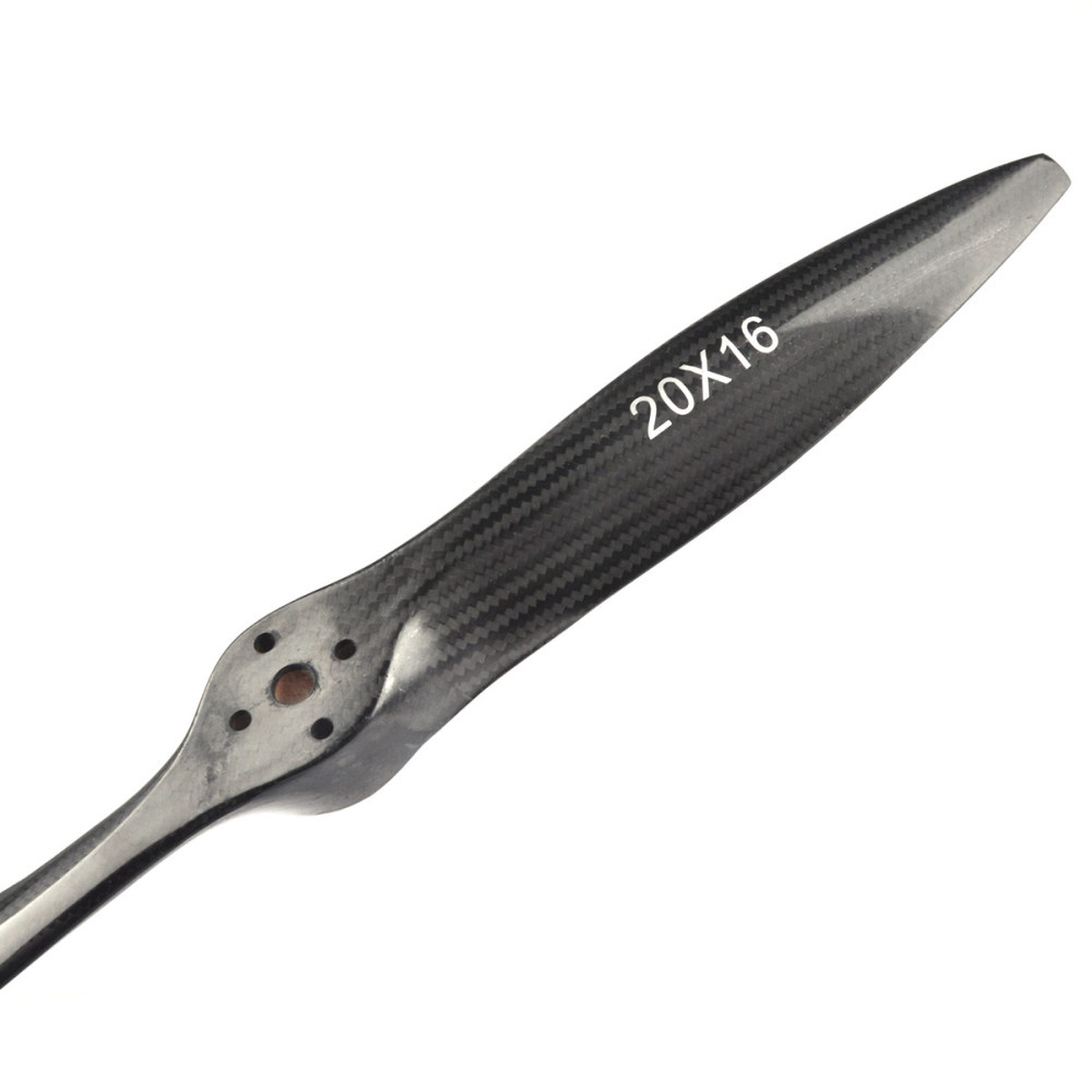 Propeller Carbon Fiber Propeller Black 20*16 inch For DLE55/55RA/60/61 Engine