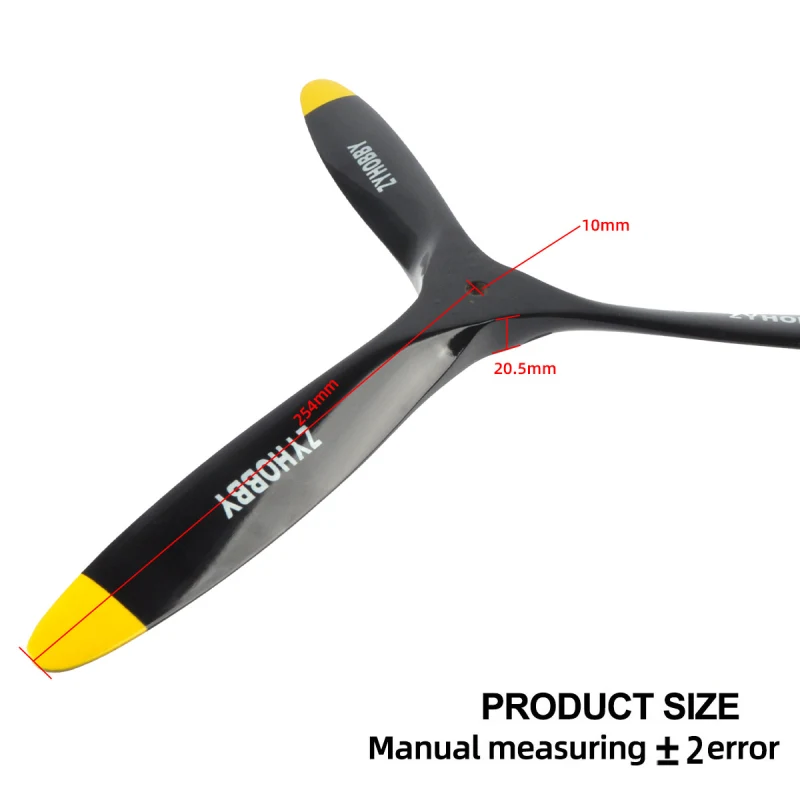 Wooden Propeller 20 inch 3-blade Beech Wooden Propeller Prop CCW For RC Gasoline Airplane Model