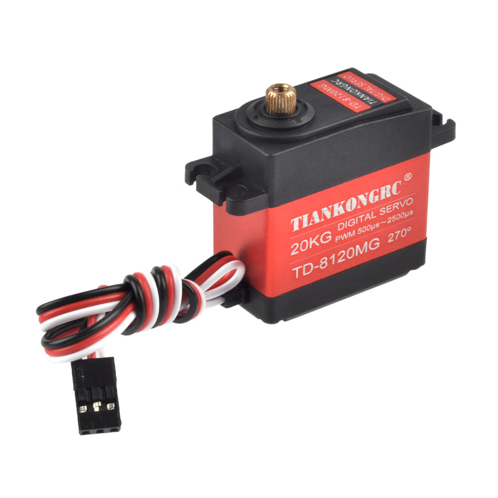 TD Digital Servo TD-8120MG-90 TD-8120MG-270 High Torque Metal Housing Double Ball Bearings