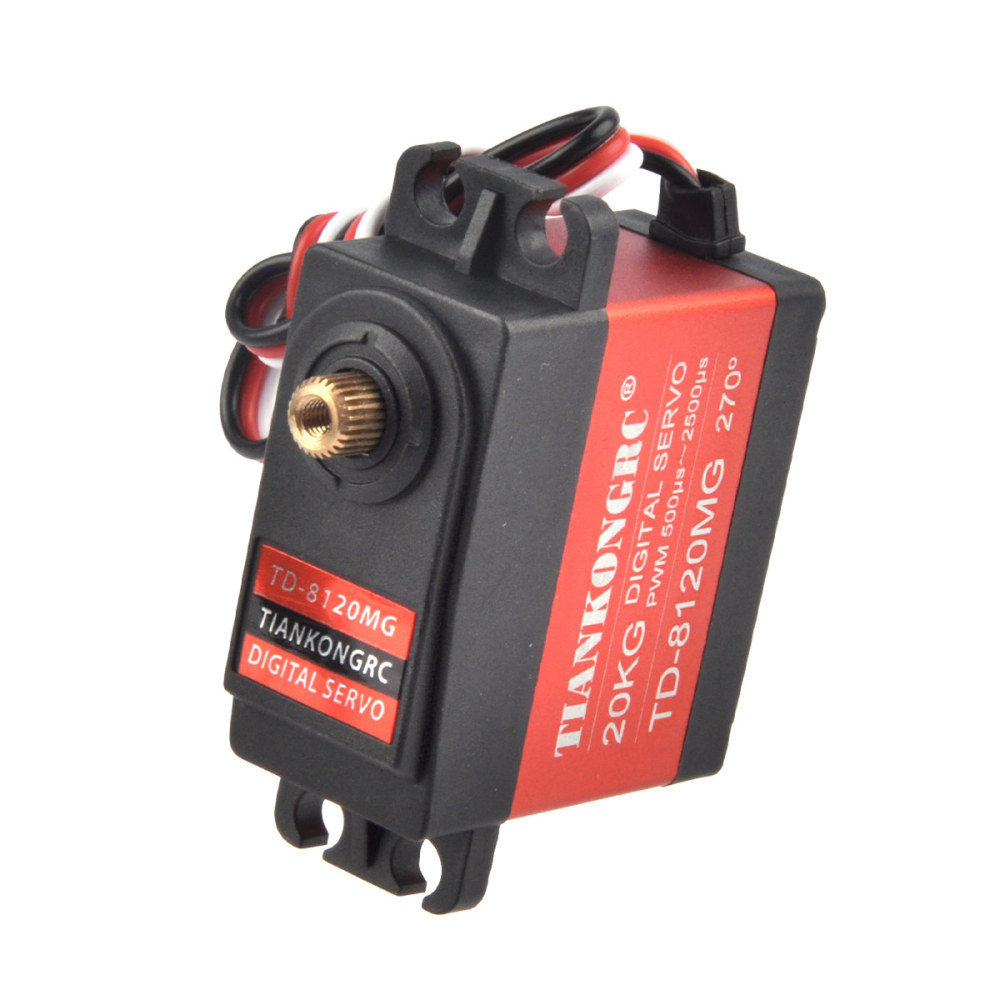 TD Digital Servo TD-8120MG-90 TD-8120MG-270 High Torque Metal Housing Double Ball Bearings