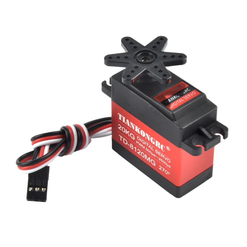 TD Digital Servo TD-8120MG-90 TD-8120MG-270 High Torque Metal Housing Double Ball Bearings