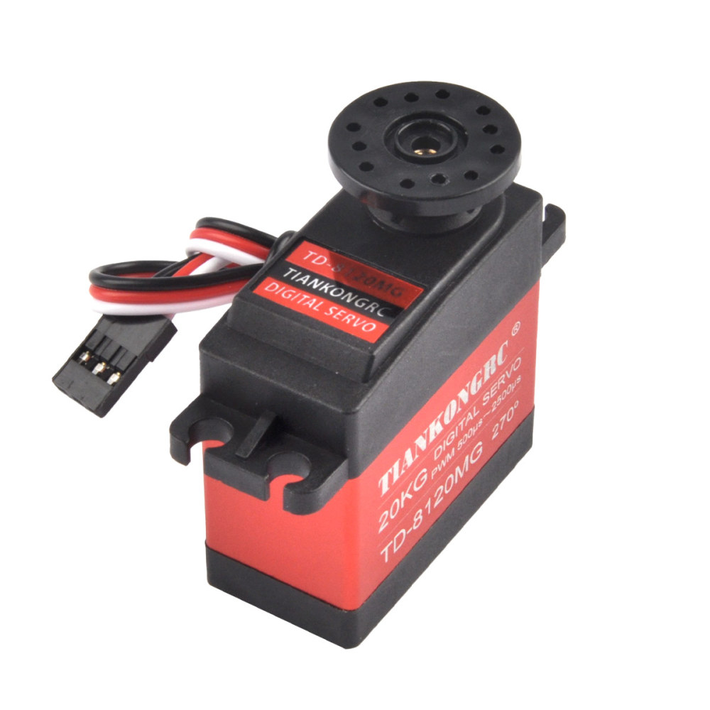 TD Digital Servo TD-8120MG-90 TD-8120MG-270 High Torque Metal Housing Double Ball Bearings