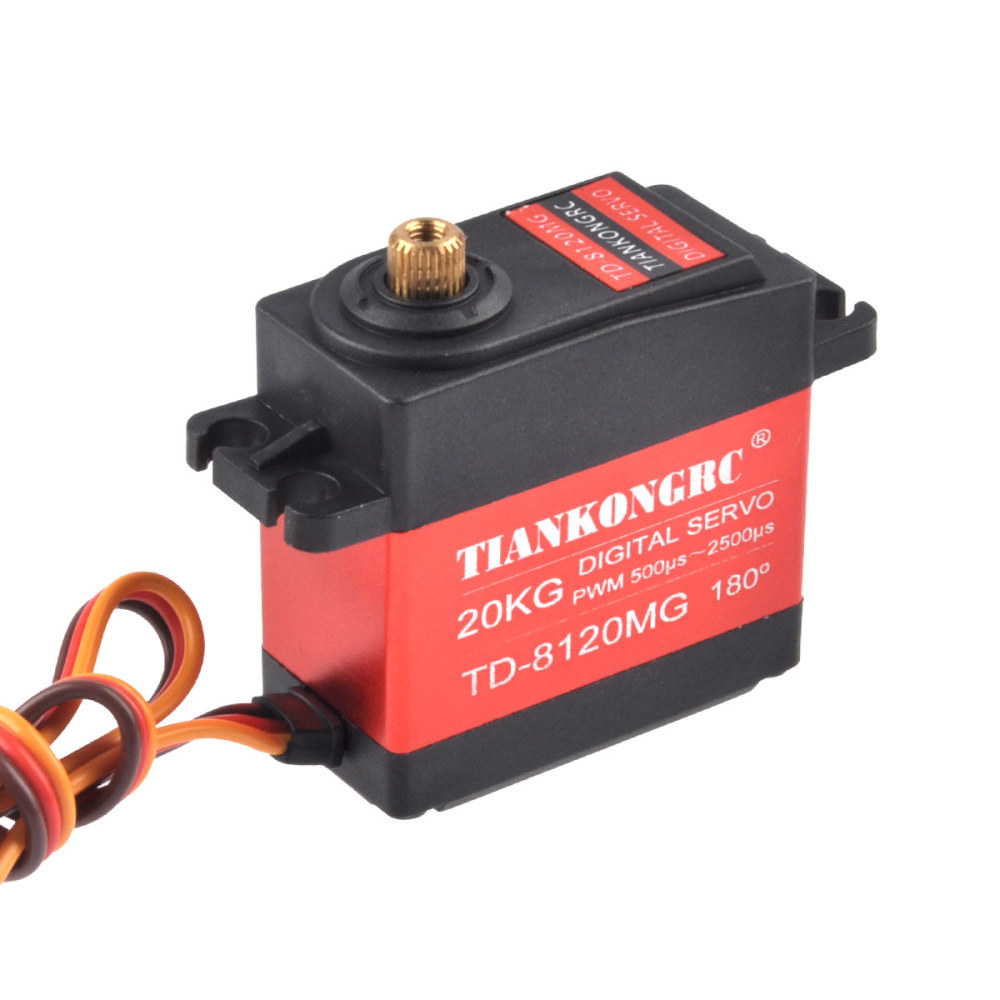 TD Digital Servo TD-8120MG-90 TD-8120MG-270 High Torque Metal Housing Double Ball Bearings