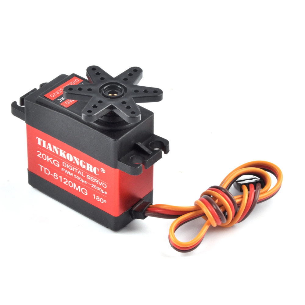 TD Digital Servo TD-8120MG-90 TD-8120MG-270 High Torque Metal Housing Double Ball Bearings