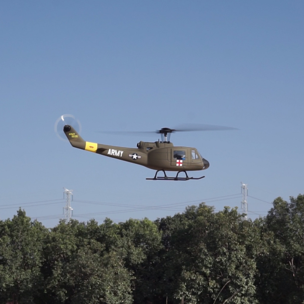 Roban 450size UH-1D Heilcopter RC Heilcopter GPS Mode X1 Flight Control System LED Lighting System RTF Version