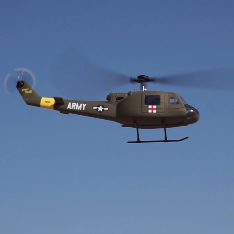 Roban 450size UH-1D Helicopter RC Helicopter GPS Mode X1 Flight Control System LED Lighting System RTF Version