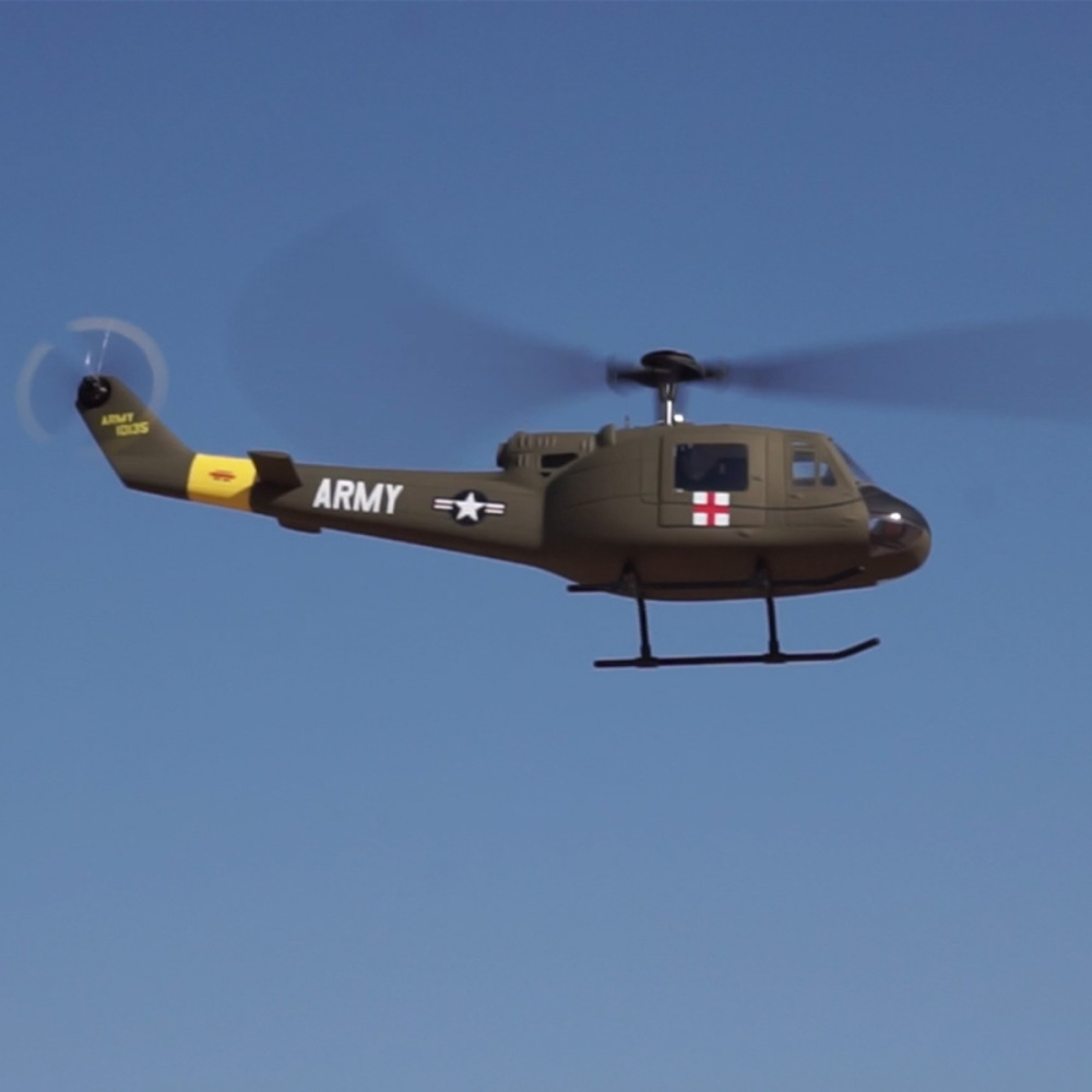 Roban 450size UH-1D Helicopter RC Helicopter GPS Mode X1 Flight Control System LED Lighting System RTF Version