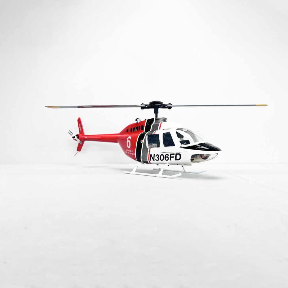 Roban 450size B206 Bell-206 Heilcopter RC Heilcopter GPS Mode X1 /X2 Flight Control System LED Lighting System RTF Version
