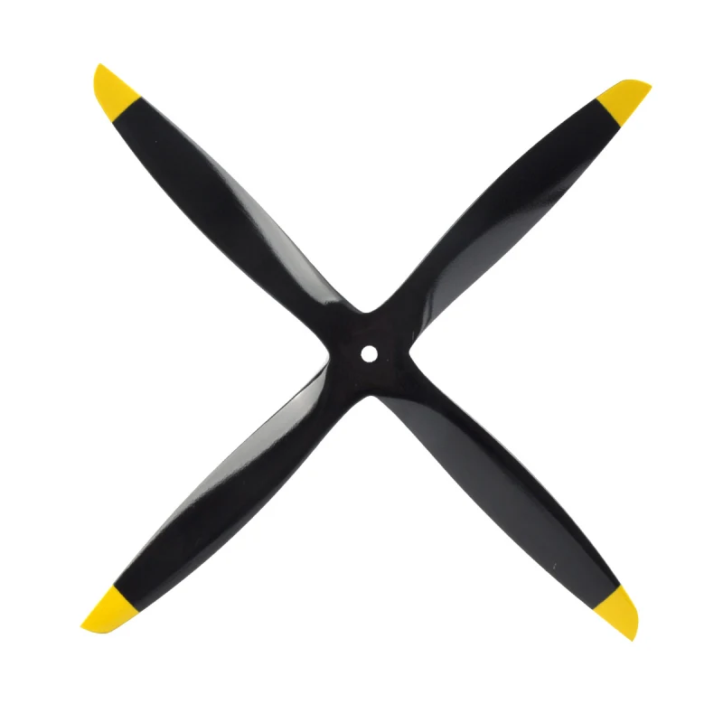 Propeller  Wooden Propeller 4 Blade Propeller CW for RC Airplane （12*5inch,Tractor）