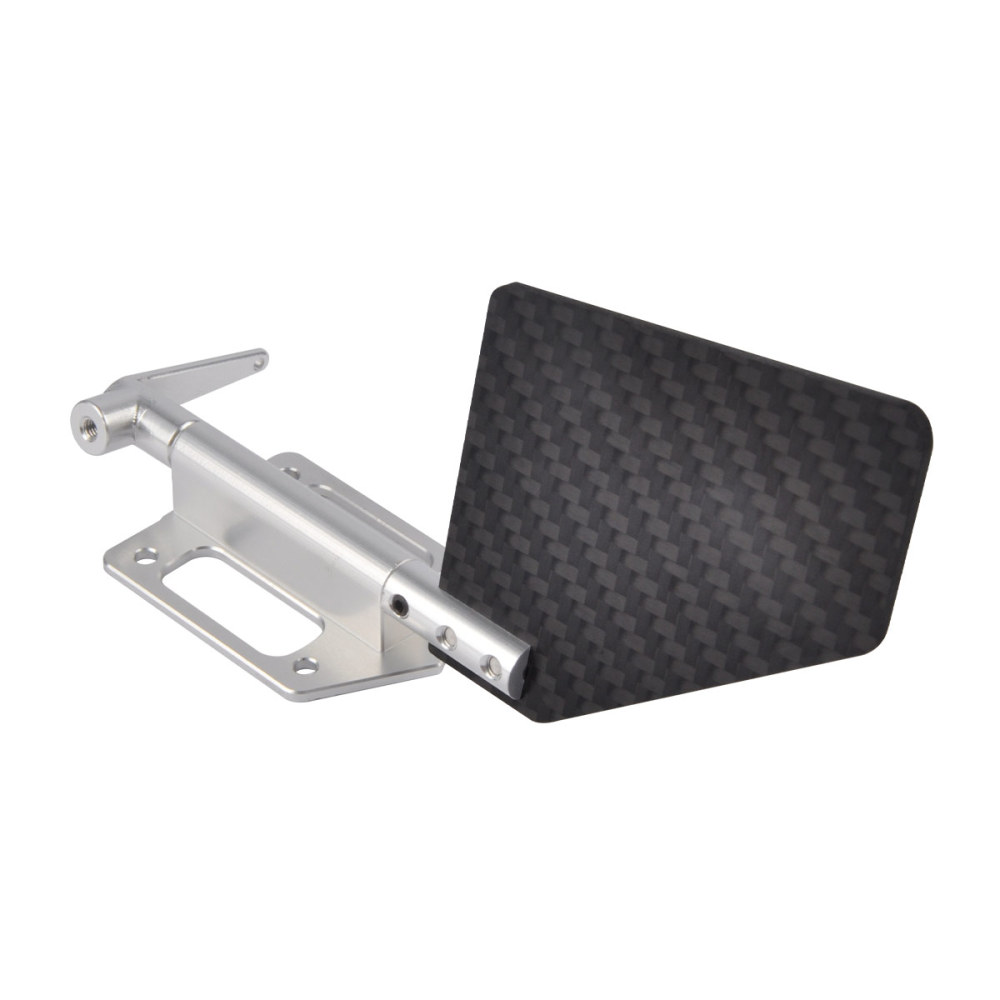 Steering Rudder 6061 Aluminum Alloy + Carbon Fiber Plate Rudder Suitable for Water Rafting Aircraft