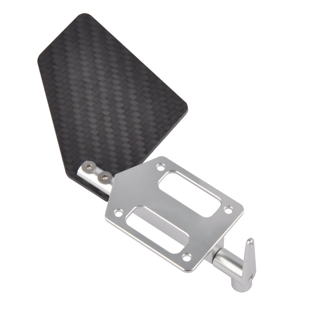 Steering Rudder 6061 Aluminum Alloy + Carbon Fiber Plate Rudder Suitable for Water Rafting Aircraft