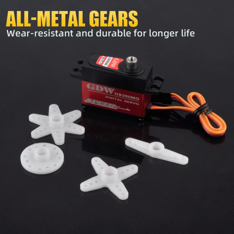 GDW Digital Servo Digital High Voltage Medium Fixed Wing Servos Hightorgue Metalhousing