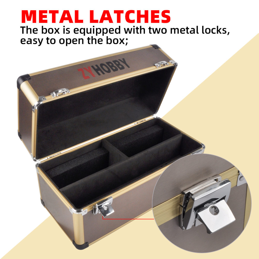 Advance Sale,Dual-control Aluminum Case  for Model Remote Control Rainproof Dustproof Avoid Bumping Convenient for Travelling