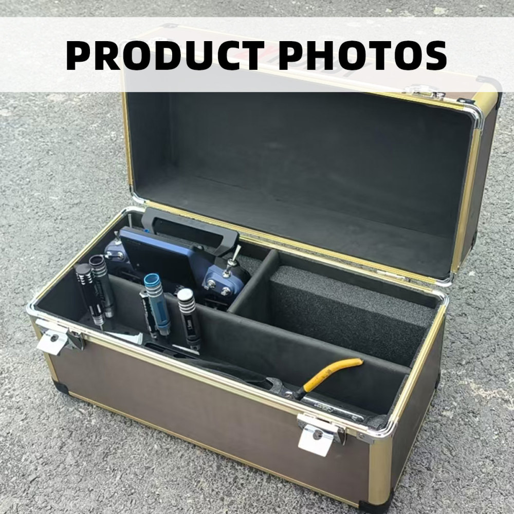 Advance Sale,Dual-control Aluminum Case  for Model Remote Control Rainproof Dustproof Avoid Bumping Convenient for Travelling
