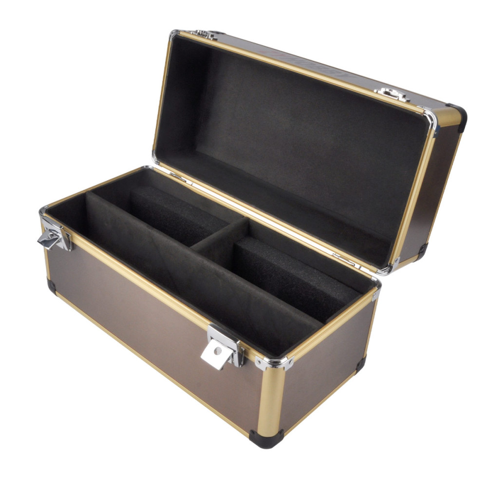Aluminum Case for Dual Controllers Tool Box for 2 Model Remote Controllers Rainproof Dustproof Avoid Bumping Convenient for Travelling