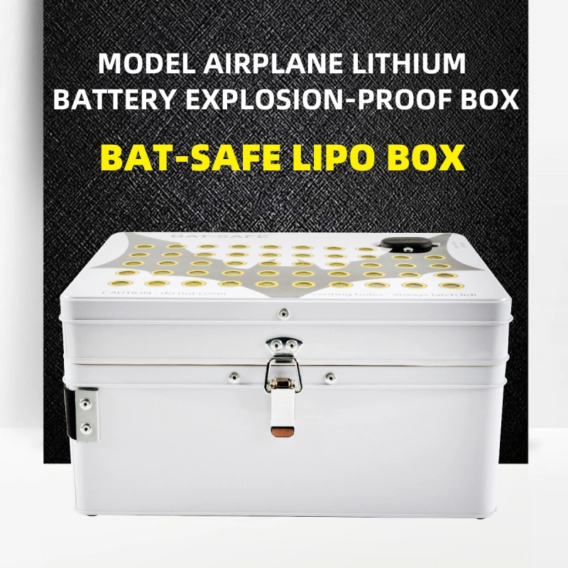 Fireproof Aluminum Box Explosion-Proof Lithium Battery Safety Suitcase for RC Aircraft Car FPV Drone