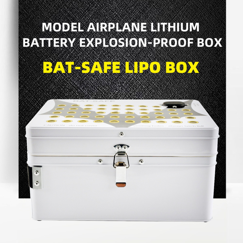 Fireproof Aluminum Box Explosion-Proof Lithium Battery Safety Suitcase for RC Aircraft Car FPV Drone