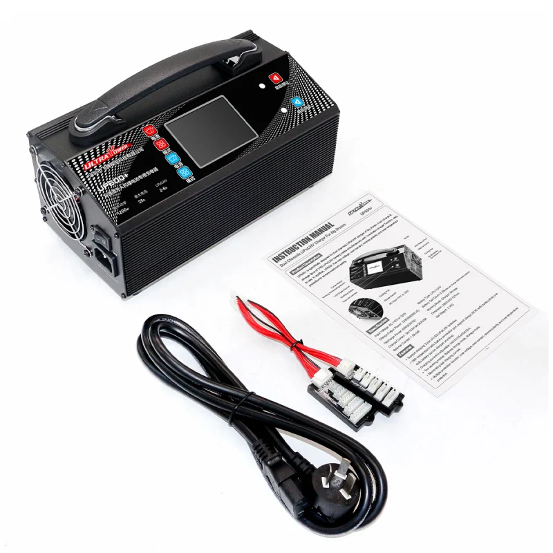 Ultra Power UP600+ Dual channels Lipo/LiHV Charger For UAV Drone LCD Display 2-6s Battery Specialized for Plant Protection Aircraft