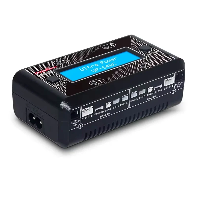 Ultra Power UP-S4AC Four Battery Types Supported Charger Lipo/LiHV LCD Display Charger for RC Model