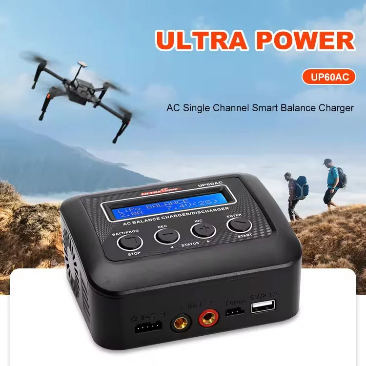 Ultra Power UP60AC 60W Multi Charger LiPo/LiHV/LiFe/Lilon Battery Charger for RC Model