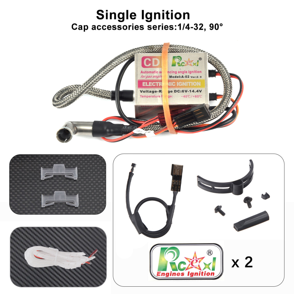 Rcexl Single CM6/ME8/BMR6 Ignition for DLE/DA Engine with Hall Sensor