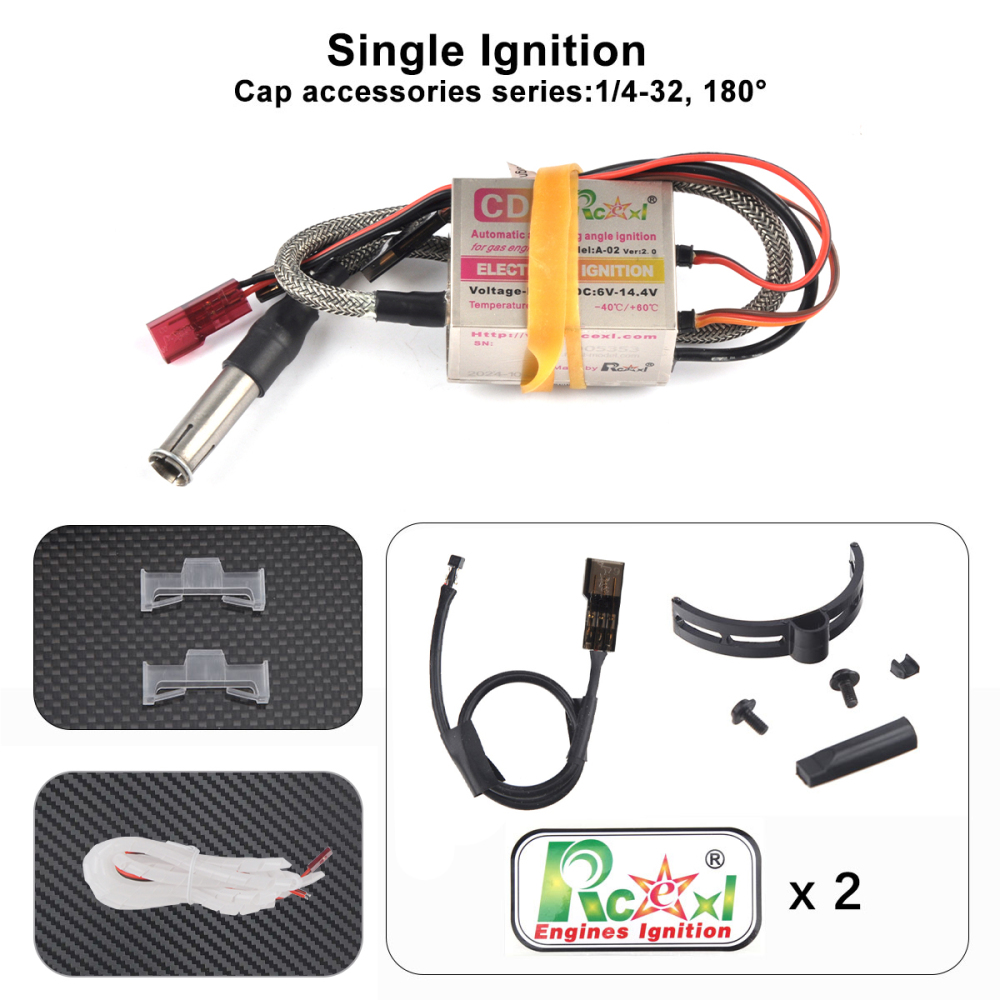 Rcexl Single CM6/ME8/BMR6 Ignition for DLE/DA Engine with Hall Sensor