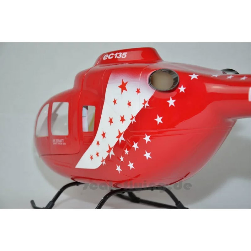 Roban 450-inch Helicopter Fuselage EC135 Pre-Painted Helicopter Fuselage