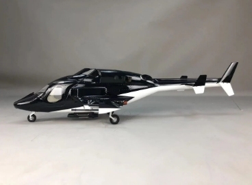 Airwolf 470 RC Helicopter Pre-Painted Fuselage 470 Size with Metal Landing Gear