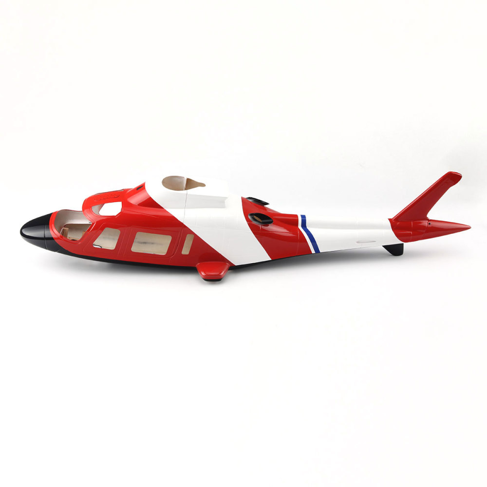 Roban Helicopter Fuselage 450 Size Pre-painted Fuselage A109 325mm for Rotor Blade Helicopter Alignment