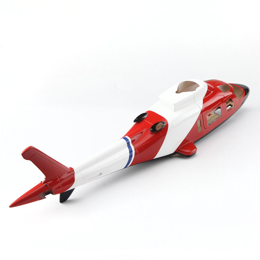 Roban Helicopter Fuselage 450 Size Pre-painted Fuselage A109 325mm for Rotor Blade Helicopter Alignment