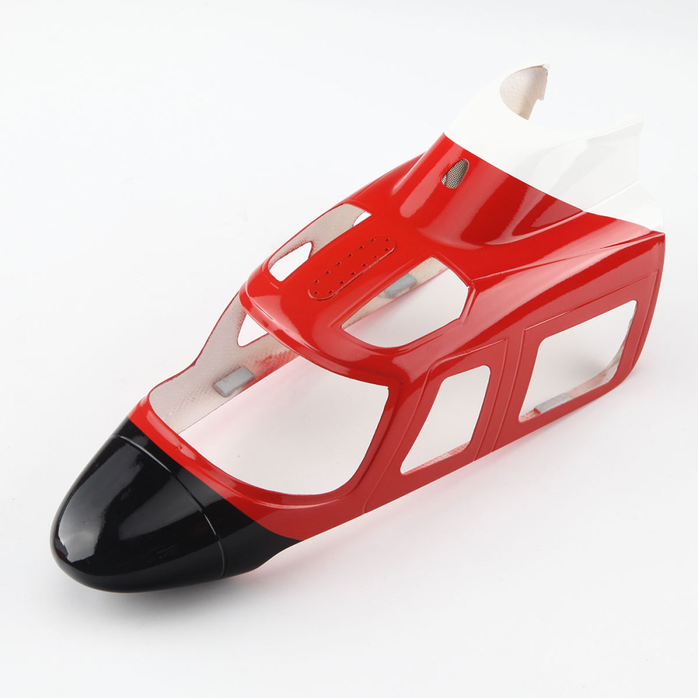 Roban Helicopter Fuselage 450 Size Pre-painted Fuselage A109 325mm for Rotor Blade Helicopter Alignment