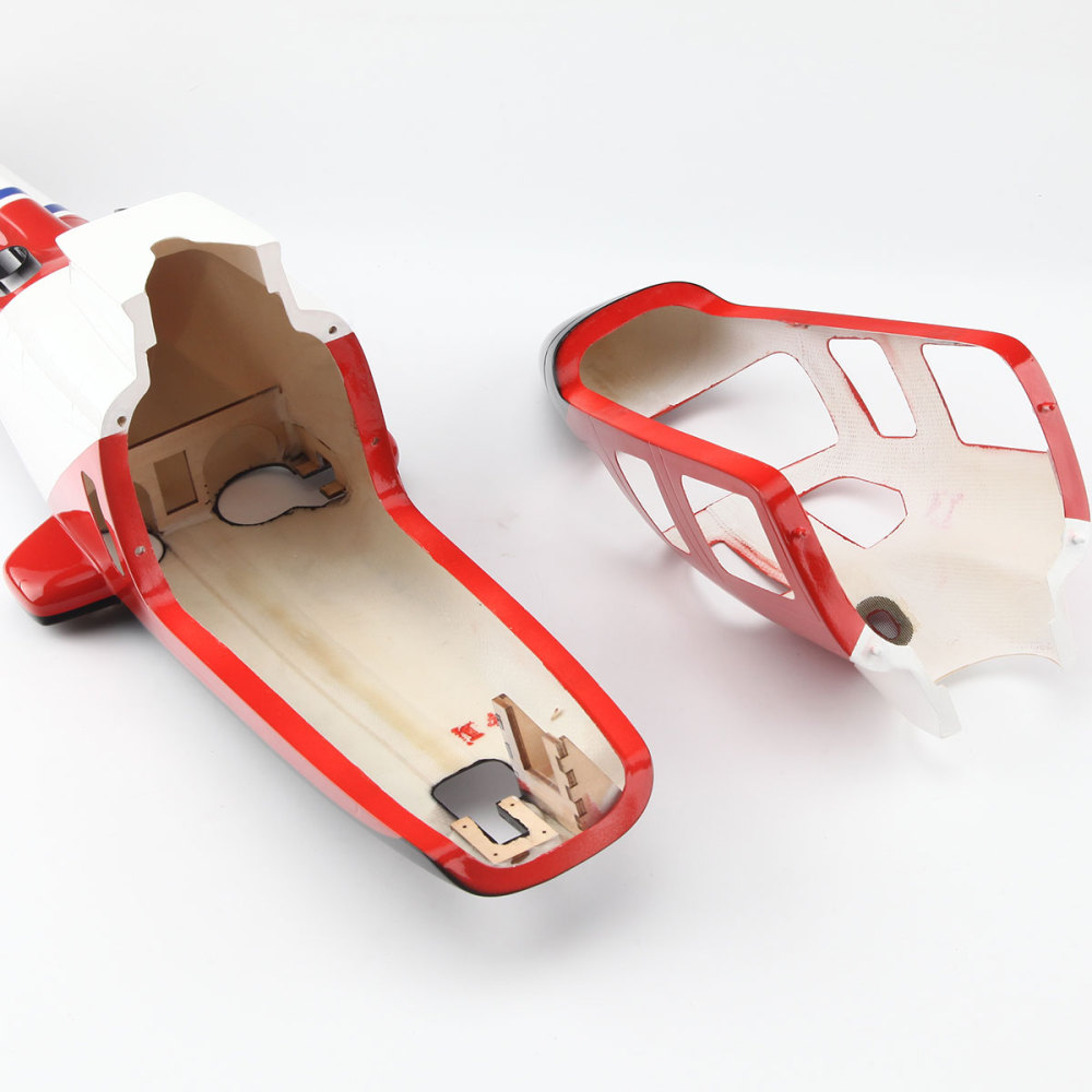 Roban Helicopter Fuselage 450 Size Pre-painted Fuselage A109 325mm for Rotor Blade Helicopter Alignment
