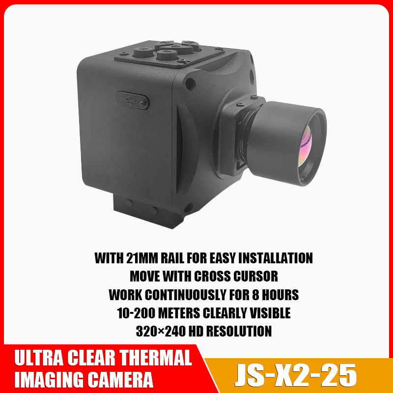 Ultra Clear Thermal Imaging Camera Work Continuously For 8 Hours  320x240 Hd Resolution With 21mm Rail For Easy Installation