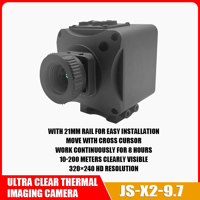 Ultra Clear Thermal Imaging Camera Work Continuously For 8 Hours  320x240 Hd Resolution With 21mm Rail For Easy Installation
