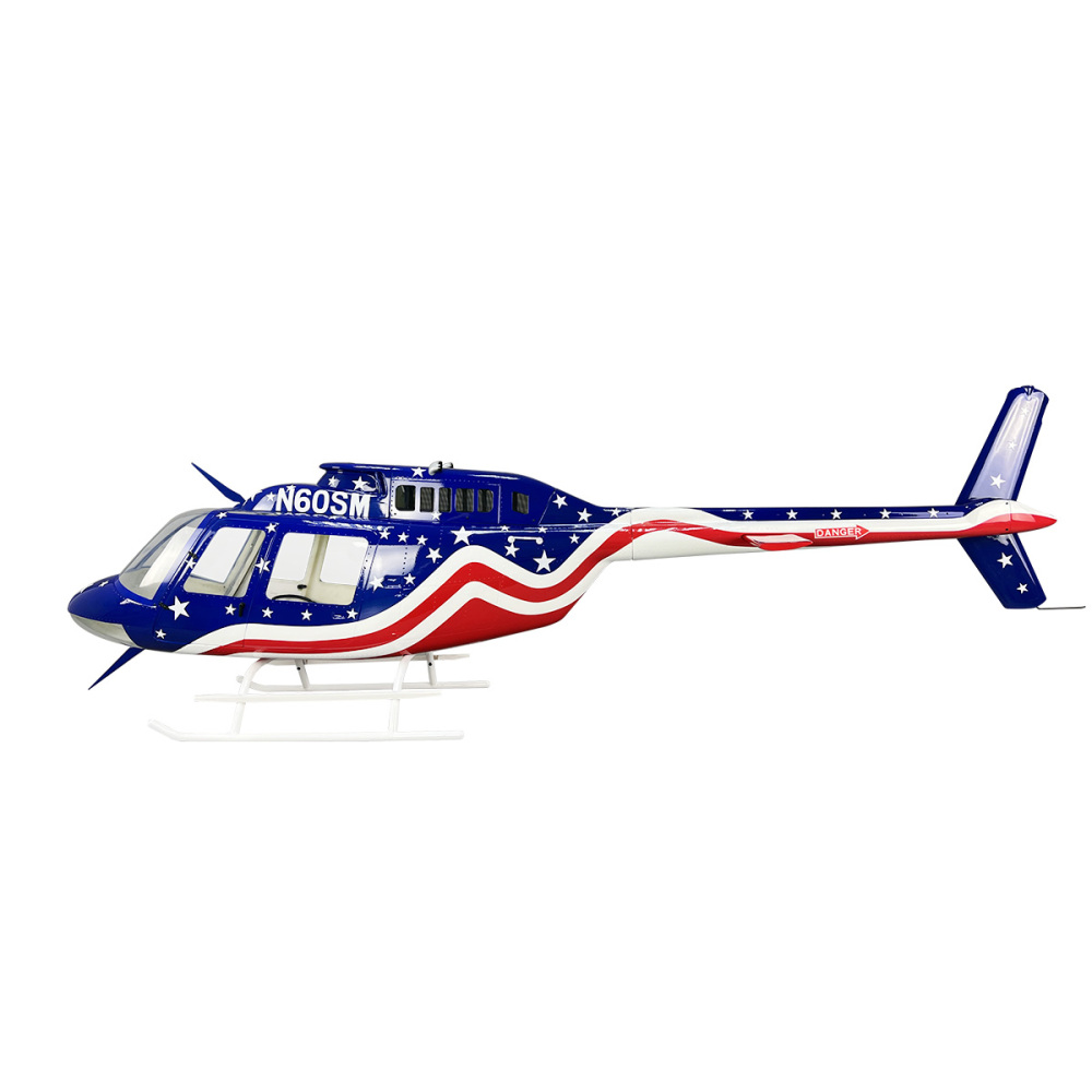 Roban 700 size B206 helicopter fuselage 700 size Bell 206 Star Model Rc Model