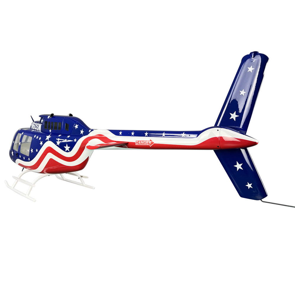 Roban 700 size B206 helicopter fuselage 700 size Bell 206 Star Model Rc Model