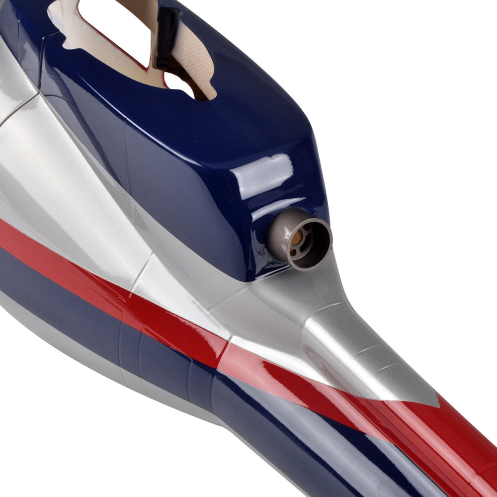 Roban helicopter fuselage 500 size AS350 Police Red Blue Silver pre-painted helicopter fuselage
