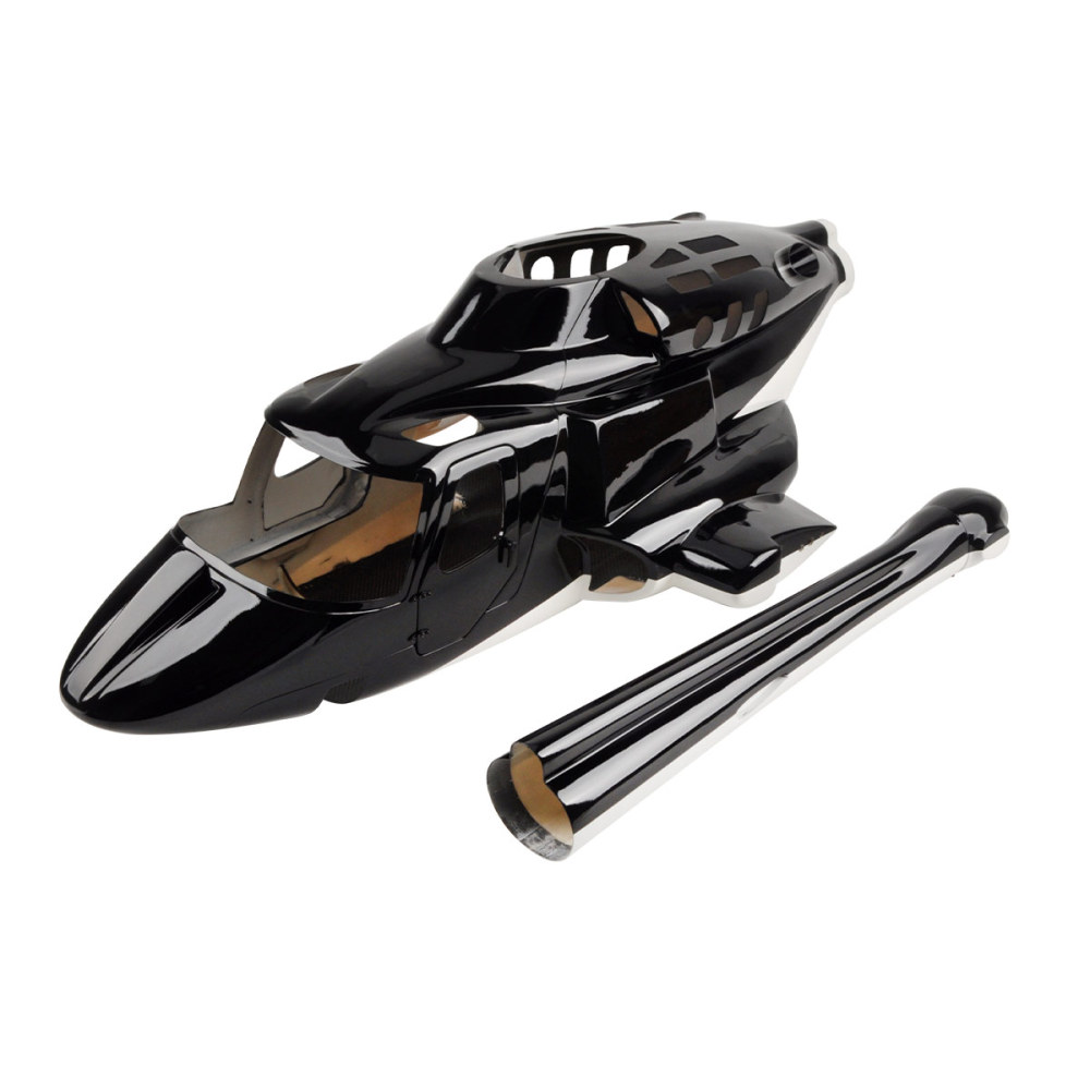 600 Size Airwolf Helicopter Fuselage Glass Fiber Body Copter Cover RC Model